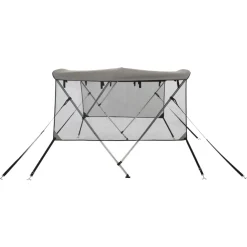vidaXL Biminitop 3 bogen met mesh zijwanden 183x(137-152)x137 cm