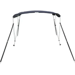 vidaXL Biminitop 3 bogen met mesh zijwanden 183x(137-152)x137 cm