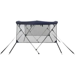 vidaXL Biminitop 3 bogen met mesh zijwanden 183x(137-152)x137 cm