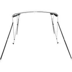 vidaXL Biminitop 3 bogen met mesh zijwanden 183x(137-152)x137 cm