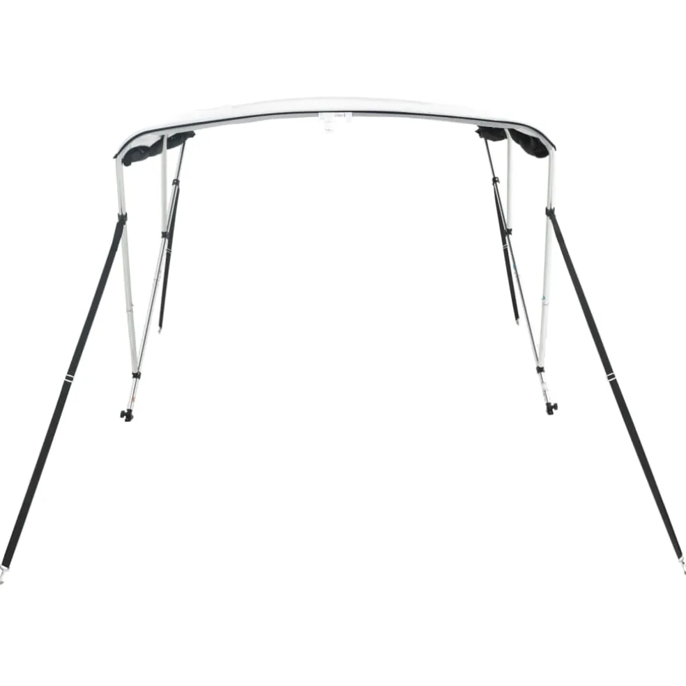 vidaXL Biminitop 3 bogen met mesh zijwanden 183x(137-152)x137 cm