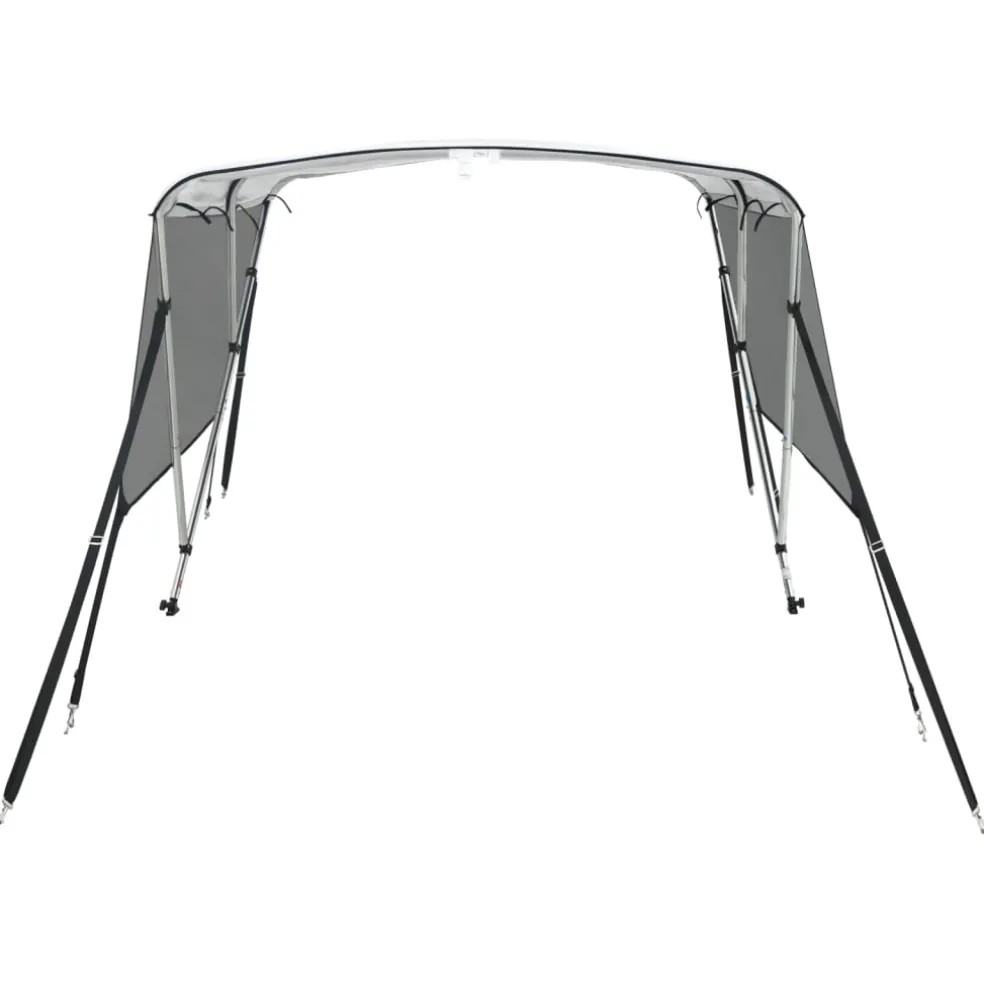 vidaXL Biminitop 3 bogen met mesh zijwanden 183x(137-152)x137 cm