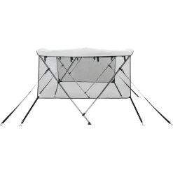 vidaXL Biminitop 3 bogen met mesh zijwanden 183x(137-152)x137 cm