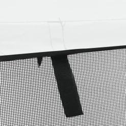 vidaXL Biminitop 3 bogen met mesh zijwanden 183x(137-152)x137 cm
