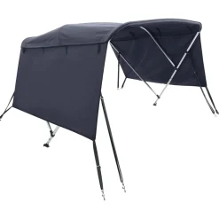 vidaXL Biminitop 3 bogen met zijwanden 183x(137-152)x137 cm