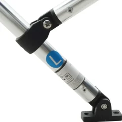 vidaXL Biminitop 3 bogen met zijwanden 183x(137-152)x137 cm