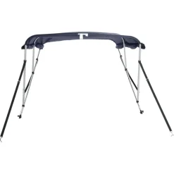 vidaXL Biminitop 3 bogen met zijwanden 183x(137-152)x137 cm