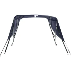 vidaXL Biminitop 3 bogen met zijwanden 183x(137-152)x137 cm