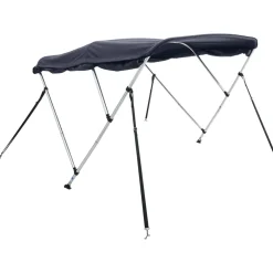 vidaXL Biminitop 3 bogen met zijwanden 183x(137-152)x137 cm