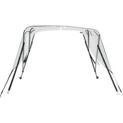 vidaXL Biminitop 3 bogen met zijwanden 183x(137-152)x137 cm