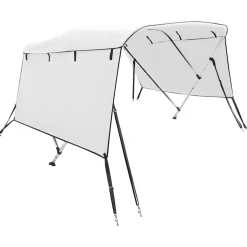 vidaXL Biminitop 3 bogen met zijwanden 183x(137-152)x137 cm