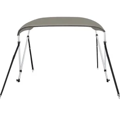 vidaXL Biminitop 2 bogen 150x120x110 cm grijs