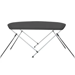 vidaXL Biminitop 2-boogs 150x120x110 cm antracietkleurig