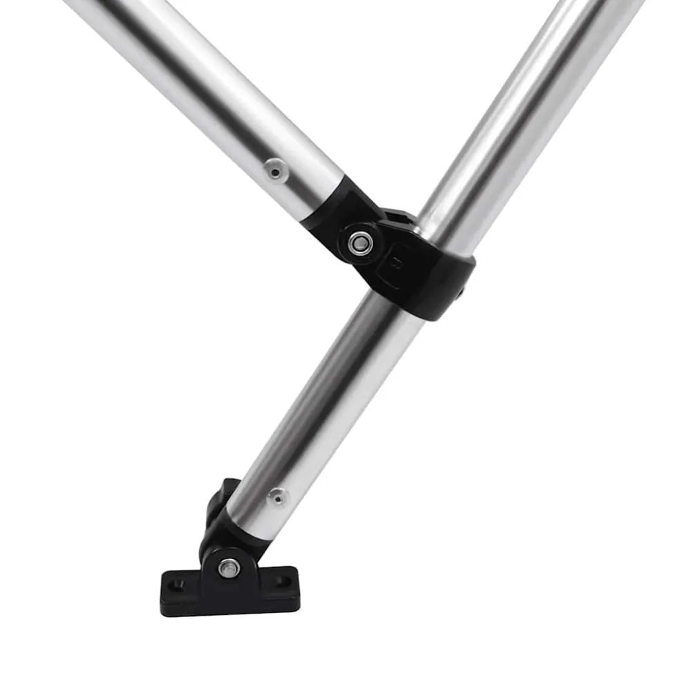 vidaXL Biminitop 3-boogs 183x140x137 cm blauw