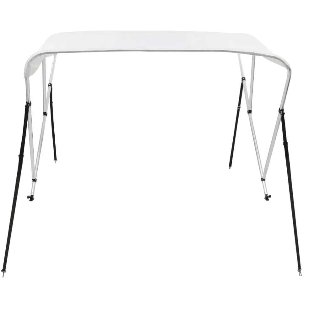 vidaXL Biminitop 3-boogs 183x140x137 cm wit