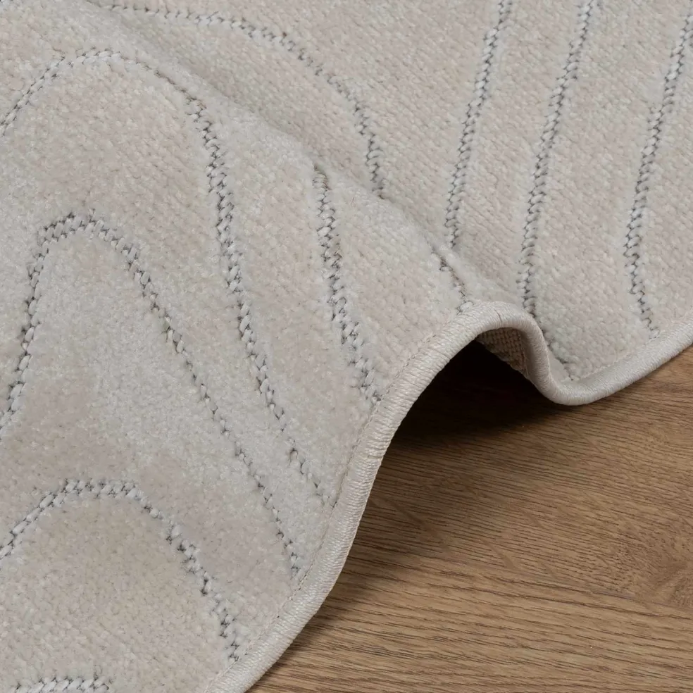 vidaXL Binnen- en buitentapijt PALMERAS Crème 150 x 80 cm Polyester