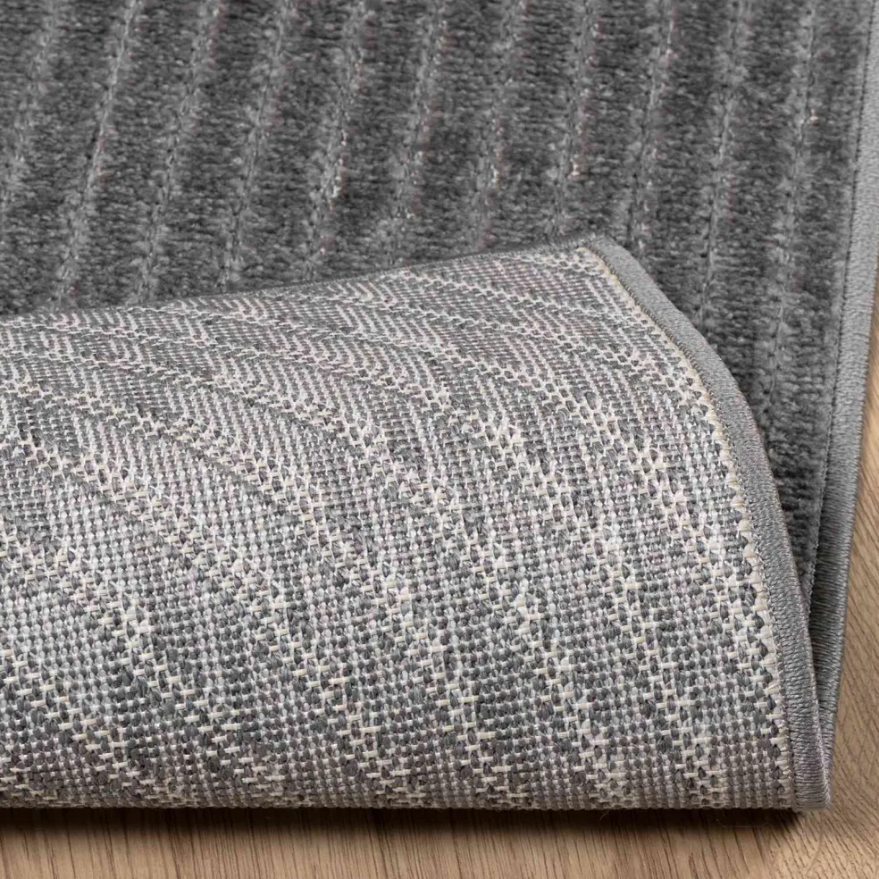 vidaXL Binnen- en buitentapijt PALMERAS Antraciet 170 x 120 cm