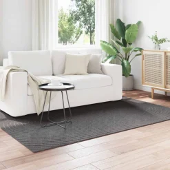 vidaXL Binnen- en buitentapijt PALMERAS Antraciet 170 x 120 cm