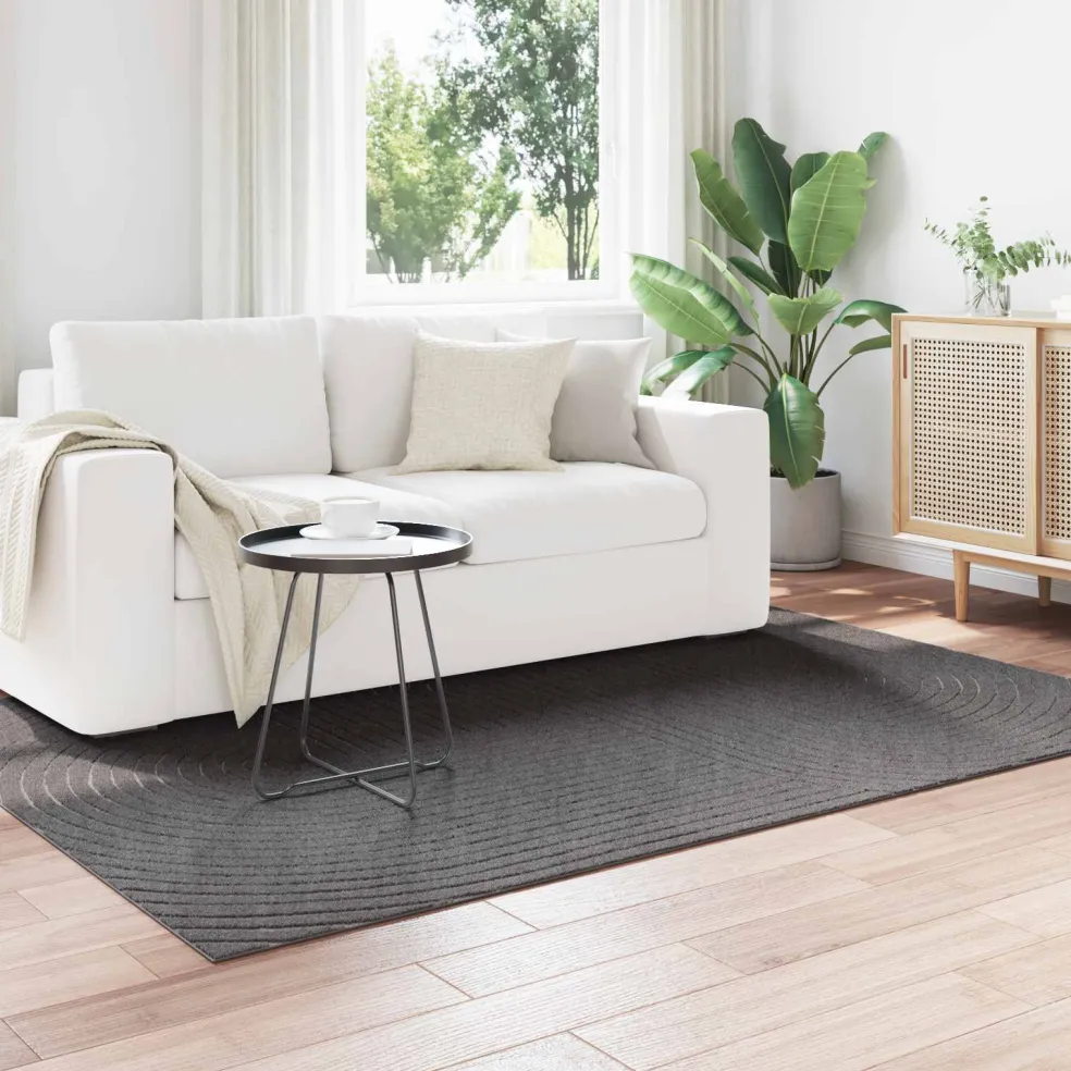 vidaXL Binnen- en buitentapijt PALMERAS Antraciet 170 x 120 cm