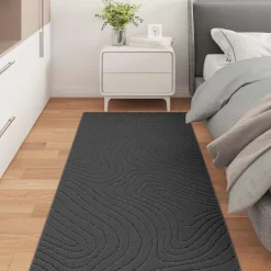 vidaXL Binnen- en buitentapijt PALMERAS Antraciet 150 x 80 cm