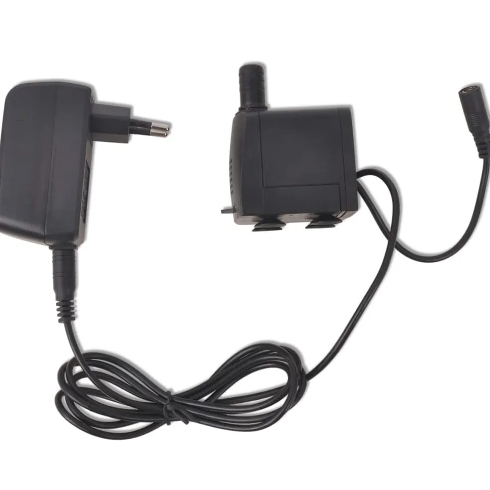 vidaXL binnenfontein met LED licht poly-hars