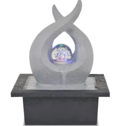 vidaXL Binnenfontein met LED-verlichting polyresin