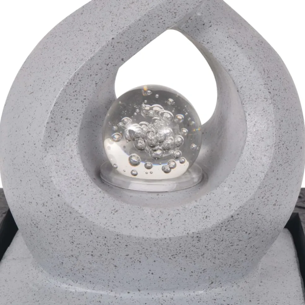 vidaXL Binnenfontein met LED-verlichting polyresin