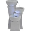 vidaXL Binnenfontein met LED-verlichting polyresin