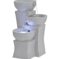 vidaXL Binnenfontein met LED-verlichting polyresin