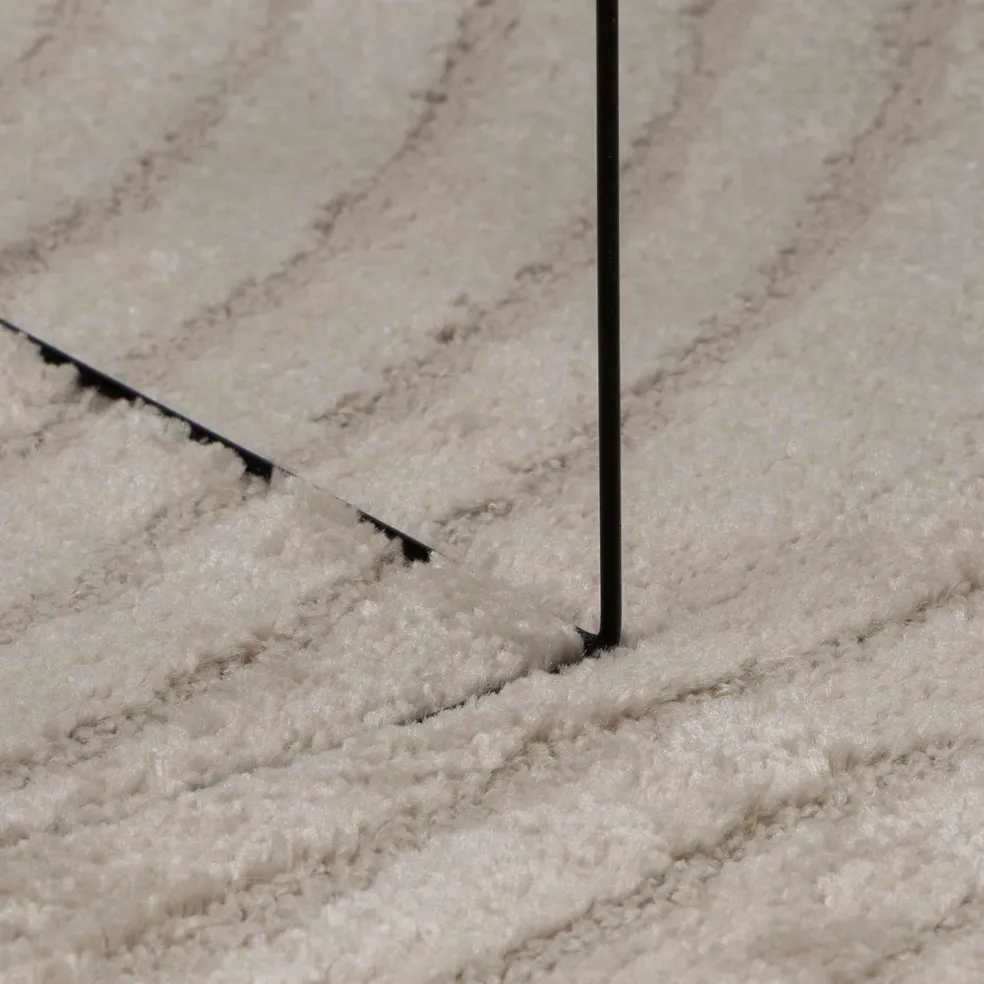 vidaXL Binnen kleed GALATI Beige 150 x 80 cm Polyester