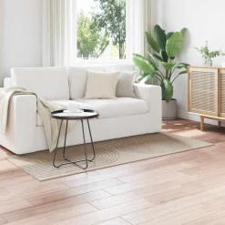 vidaXL Binnen kleed GALATI Beige 150 x 80 cm Polyester
