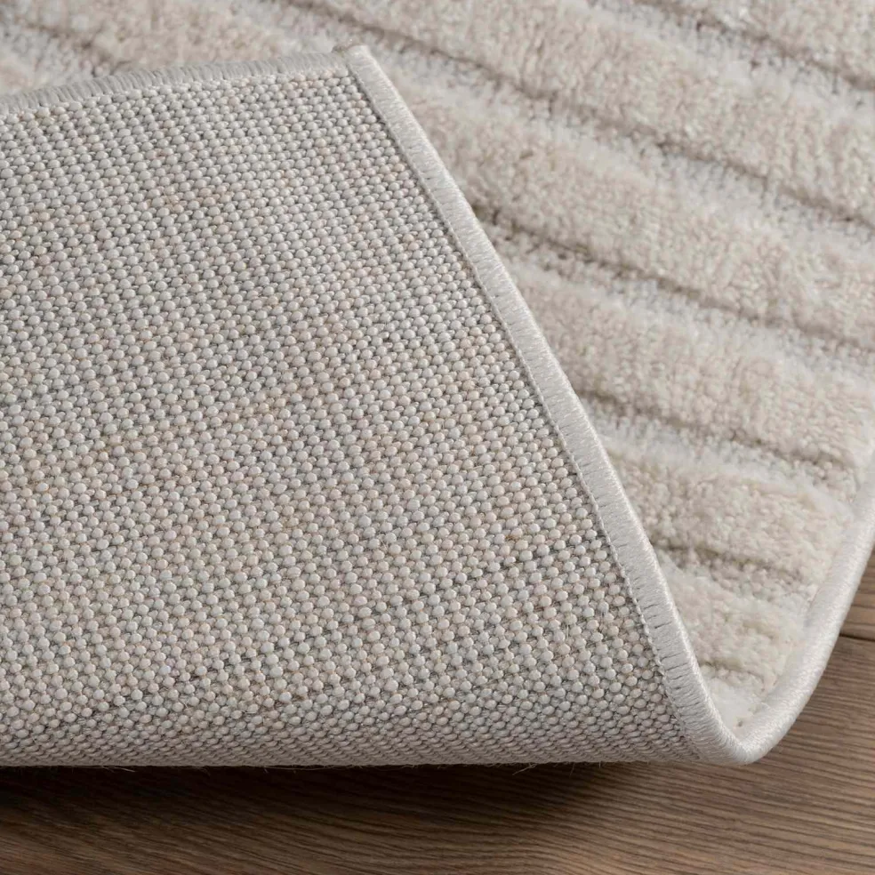 vidaXL Binnen kleed GALATI Crèmekleurig 150 x 80 cm Polyester