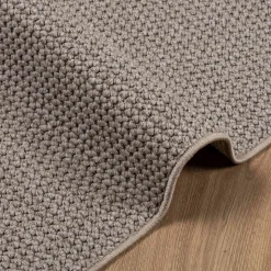 vidaXL Binnen kleed LUGO Crème en Taupe 80 x 150 cm Polyester