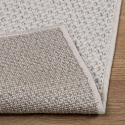 vidaXL Binnen kleed LUGO Crèmekleurig 150 x 80 cm Polyester