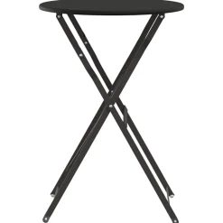 vidaXL Bistrotafel Antraciet Ø 50 x 71 cm Poedercoating staal