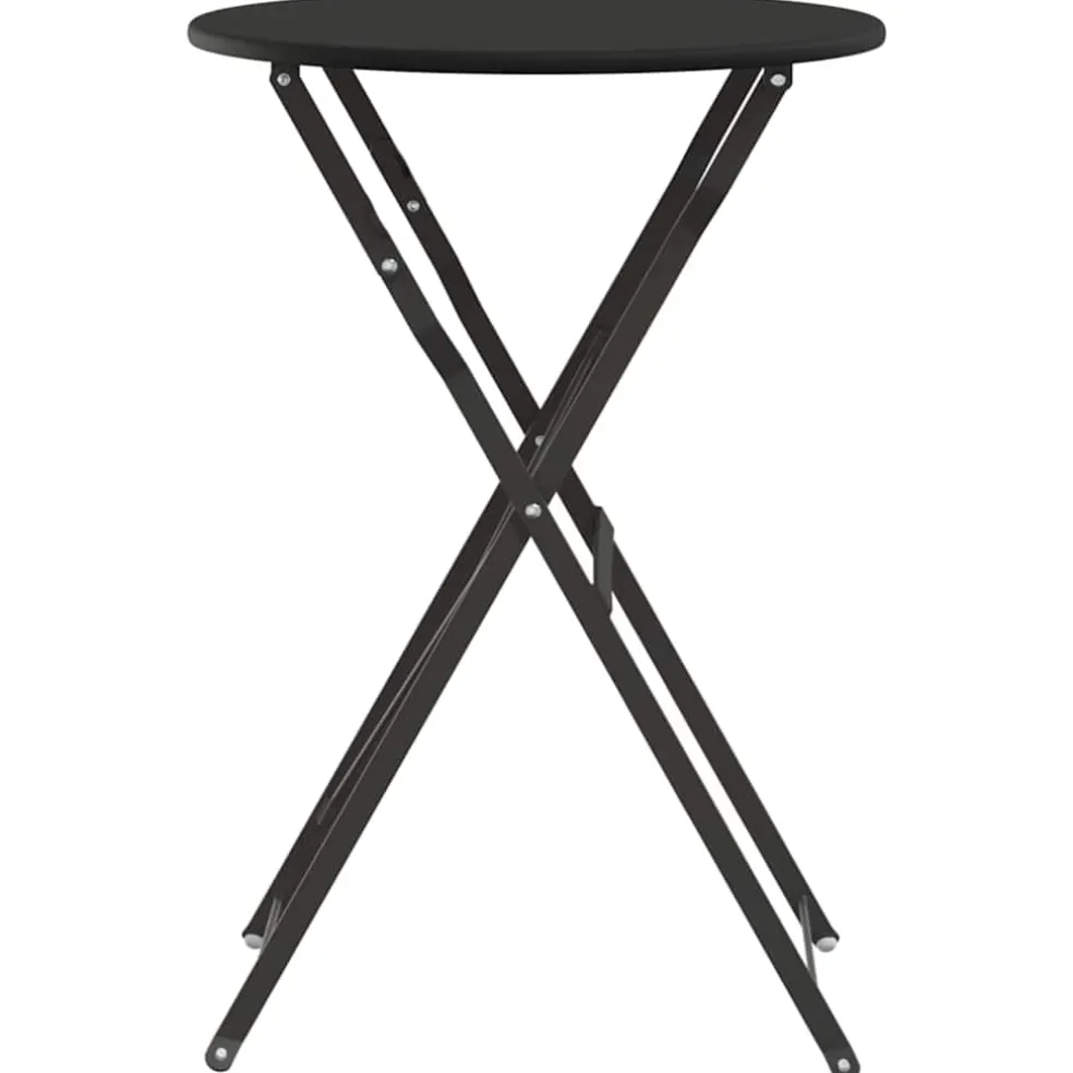 vidaXL Bistrotafel Antraciet Ø 50 x 71 cm Poedercoating staal