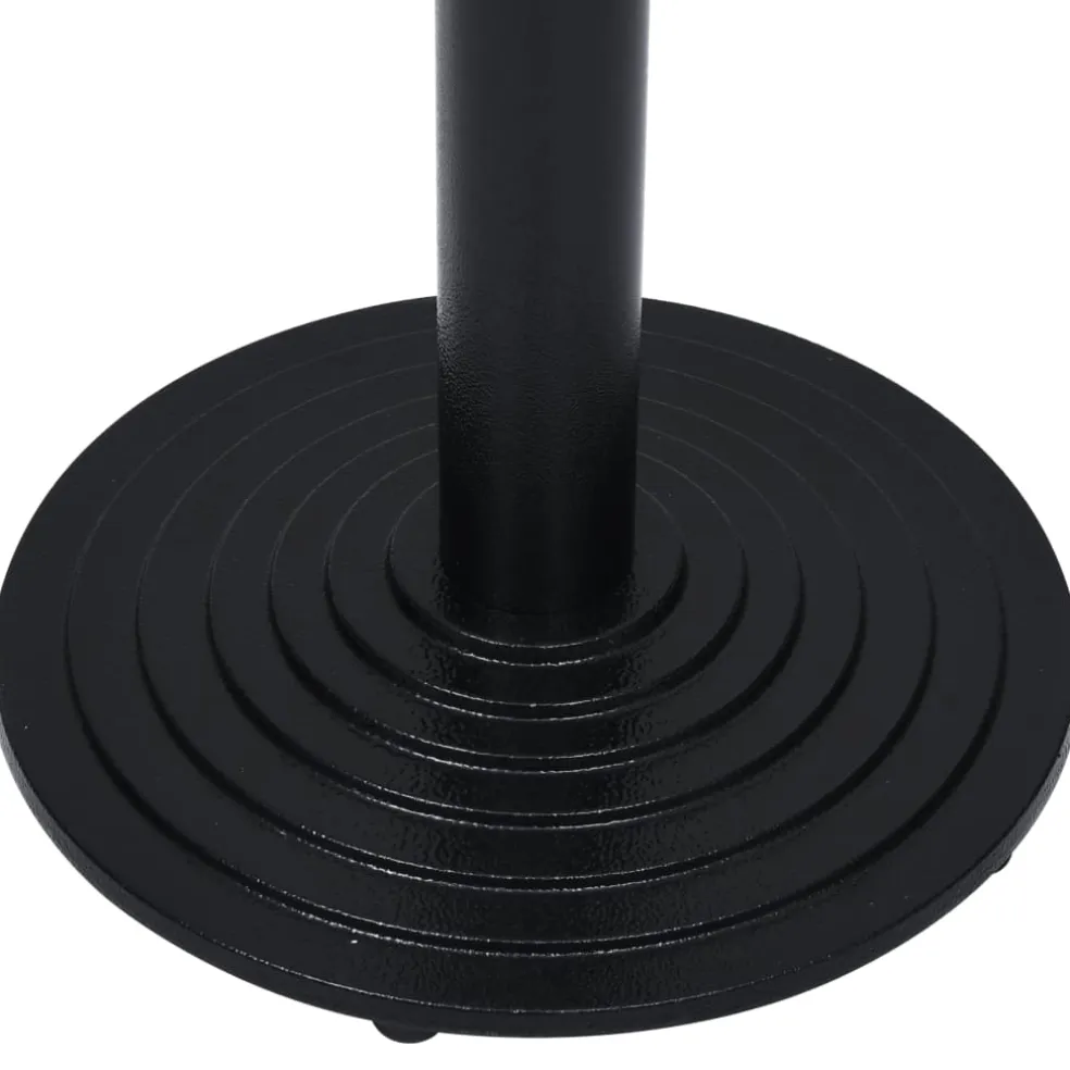 vidaXL Bistrotafelpoot Ø43x107 cm gietijzer zwart