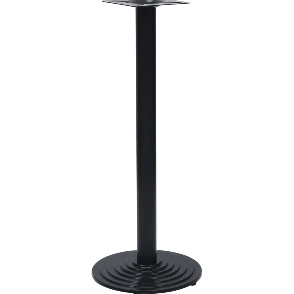 vidaXL Bistrotafelpoot Ø43x107 cm gietijzer zwart