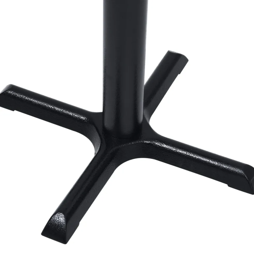 vidaXL Bistrotafelpoot 56x56x72 cm gietijzer zwart