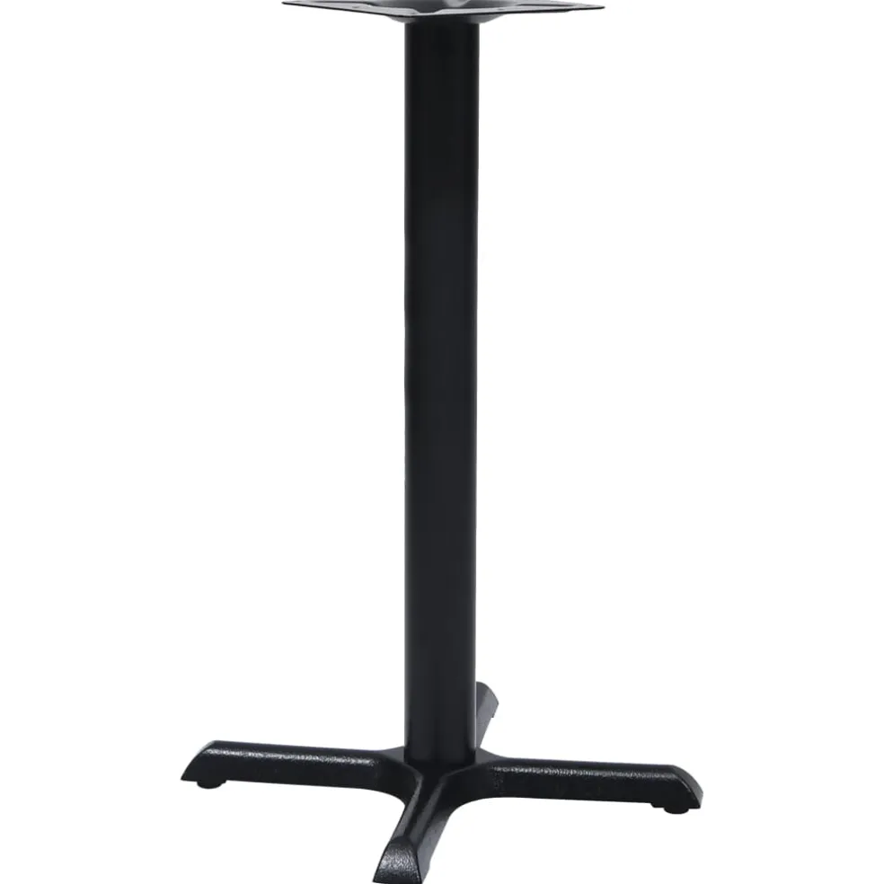 vidaXL Bistrotafelpoot 56x56x72 cm gietijzer zwart