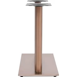 vidaXL Bistrotafelpoot 70x40x72 cm roestvrij staal messingkleurig