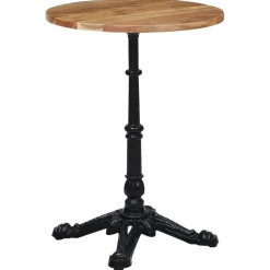vidaXL Bistrotafelpoot 52x52x72 cm gietijzer zwart