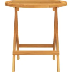 vidaXL Bistrotafel Ø46x47 cm massief acaciahout
