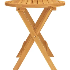 vidaXL Bistrotafel Ø46x47 cm massief acaciahout