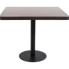 vidaXL Bistrotafel 80x80 cm MDF donkerbruin