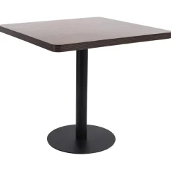 vidaXL Bistrotafel 80x80 cm MDF donkerbruin