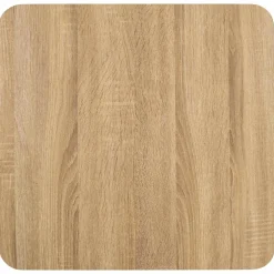 vidaXL Bistrotafel 50x50 cm MDF lichtbruin