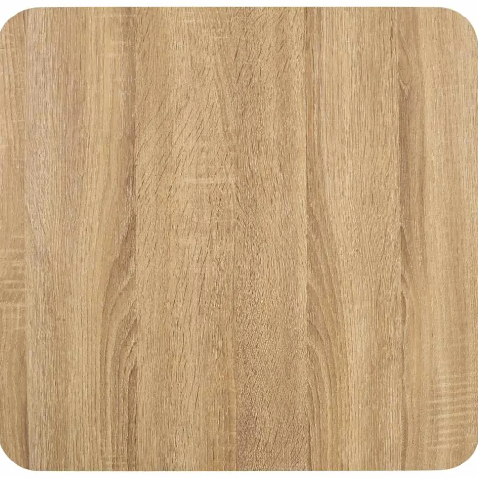 vidaXL Bistrotafel 50x50 cm MDF lichtbruin