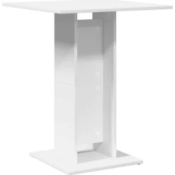 vidaXL Bistrotafel 60x60x75 cm bewerkt hout wit