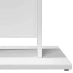 vidaXL Bistrotafel 60x60x75 cm bewerkt hout wit
